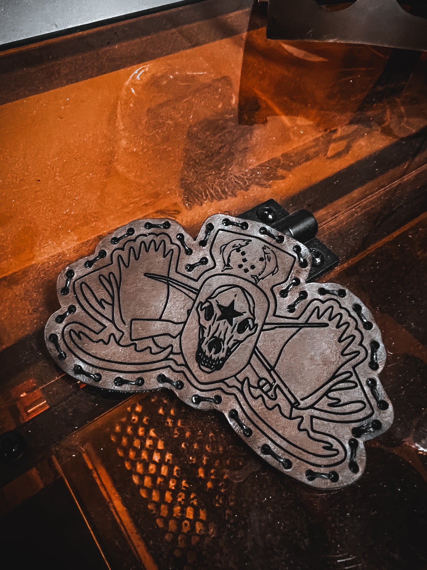 Custom Engraved Leather Patches