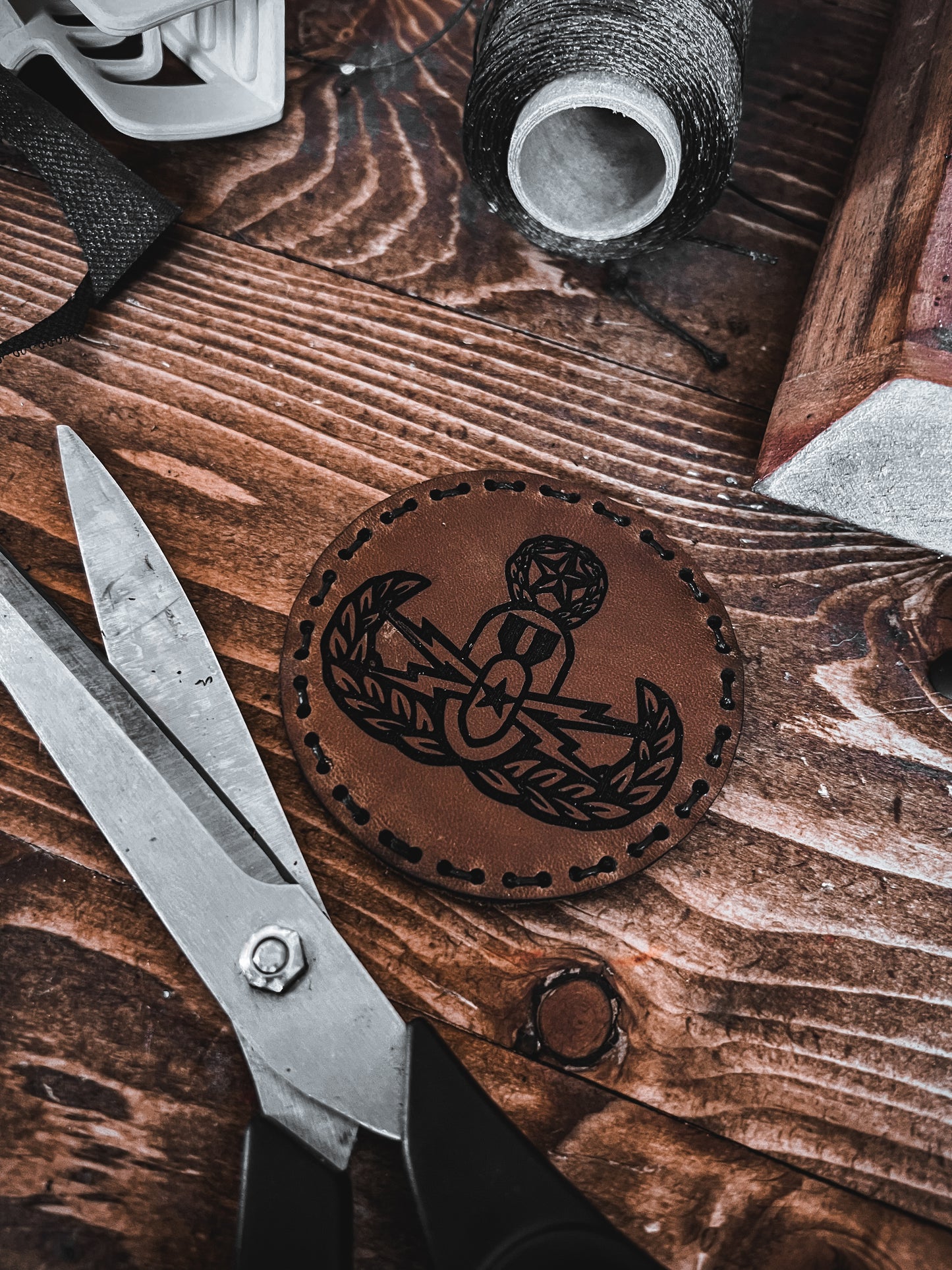 Custom Engraved Leather Patches