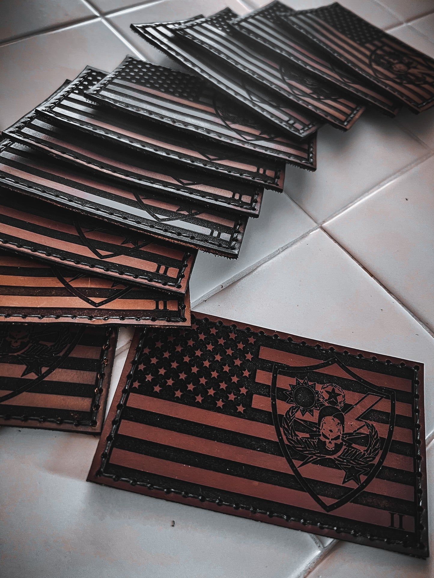 Custom Engraved Leather Patches