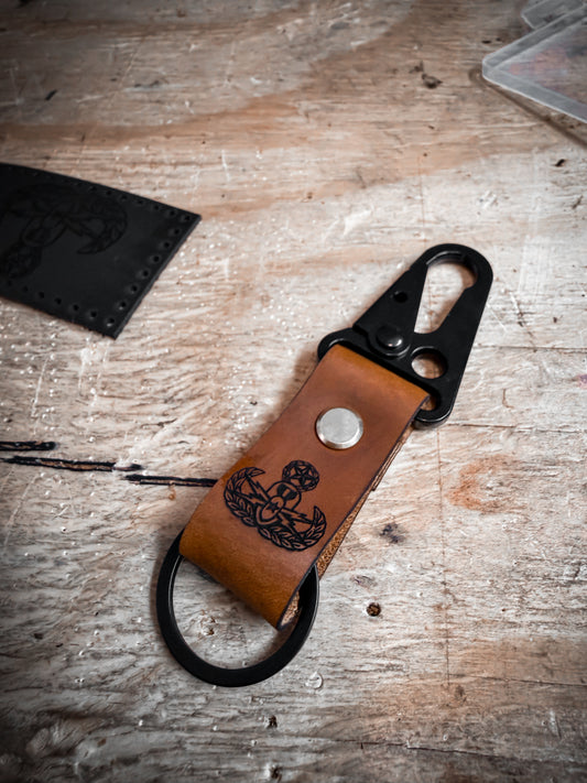 EOD Crab Leather Keychain