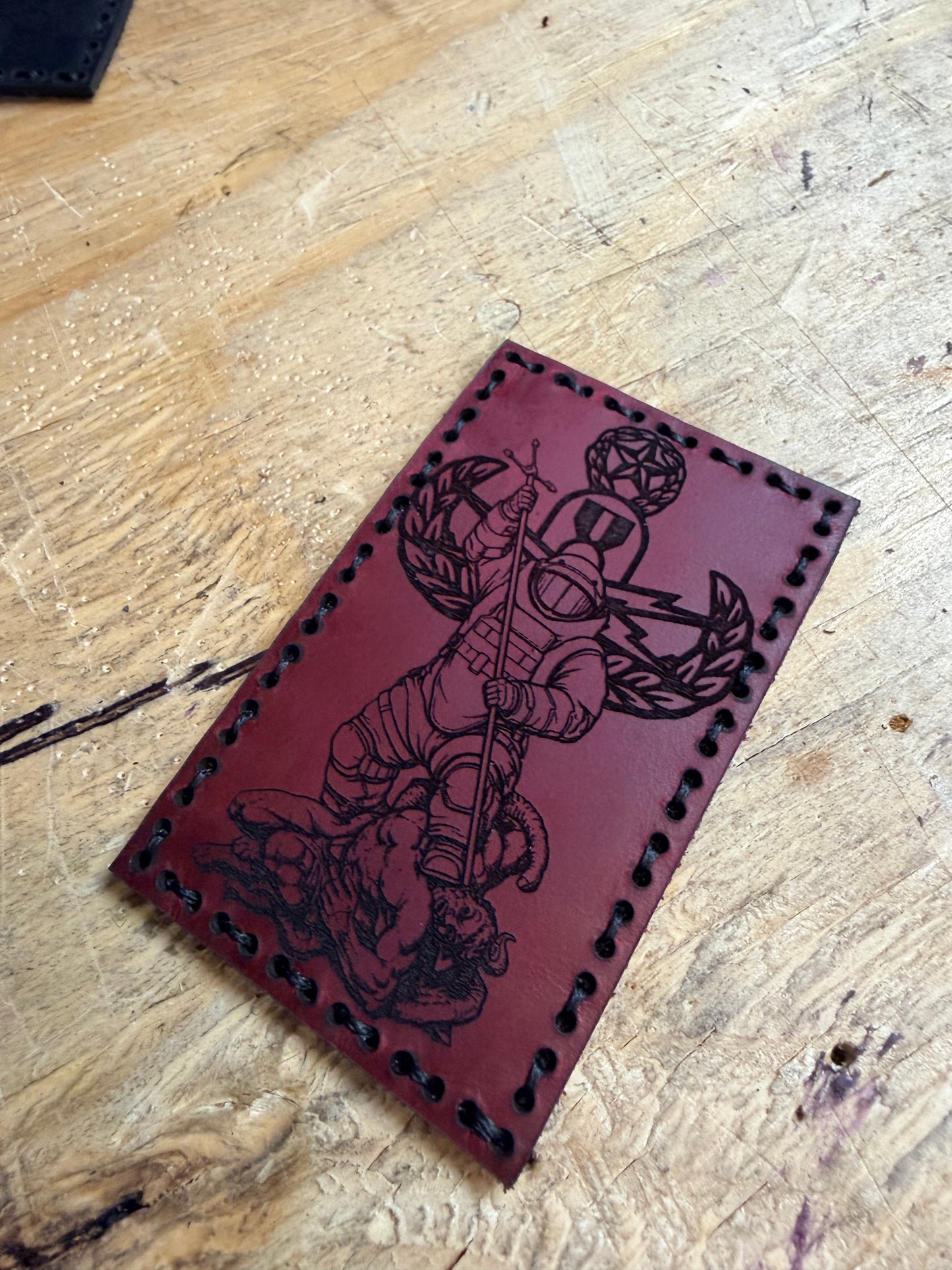 Saint MED-ENG Leather Patch