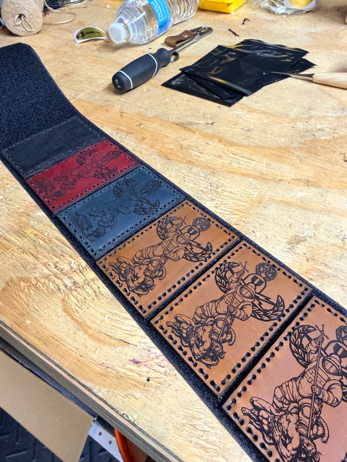 Saint MED-ENG Leather Patch