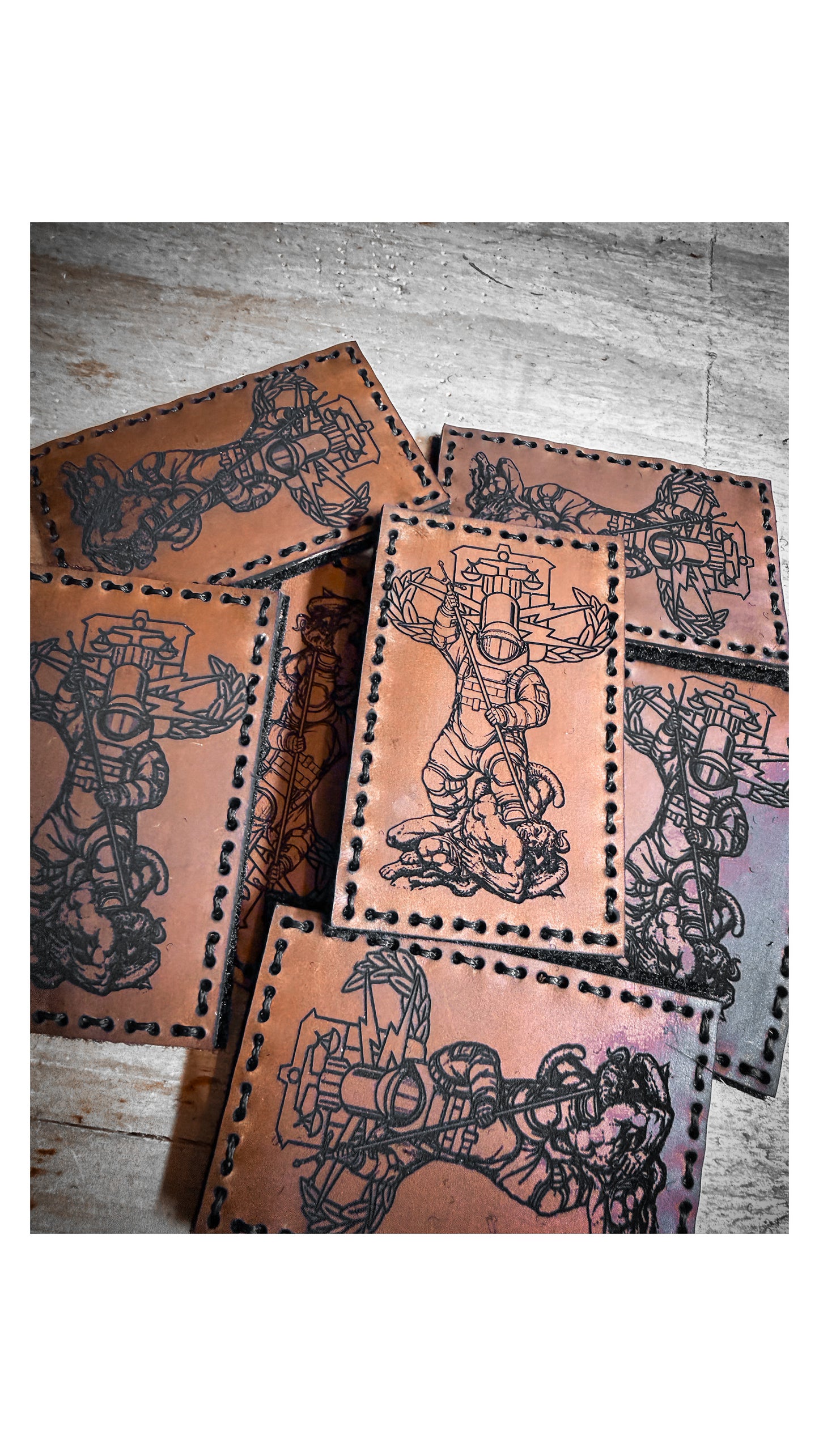Saint MED-ENG Leather Patch